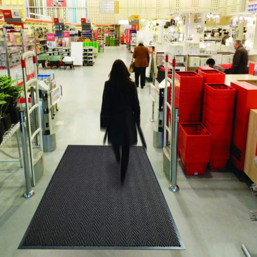 Kratzige Teppiche Tapis d'entrée à chevron - 46.8 - 118 ARROW TRAX