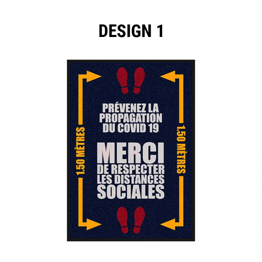 Signalteppich und Sozialdistanz Teppich Sozialdistanz - 89 -