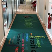 Individuell bedruckter Teppichboden